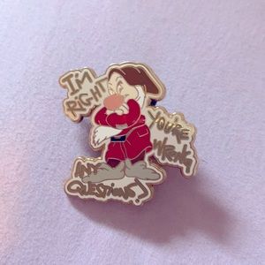 Disney Grumpy Disney pin